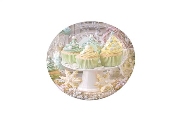PARTENOPE SET 8 PIATTI 22CM CAKE 