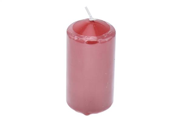 PARTENOPE CANDELA PILLAR D.5 H.6CM ROSSA 