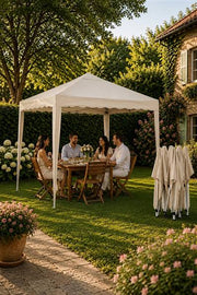 GFC GAZEBO FOLDY 3X3MT BEIGE JU-015 RICHIUDIBILE 3X3X2,6OH. TUBO 25X25 MM.