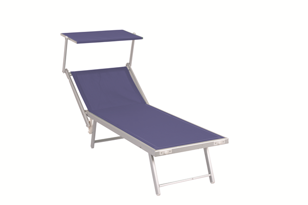 GFC LETTINO MARE POOL BLU HU-050 CM.189X61X40H TUBO 42X42 2 POSIZIONI