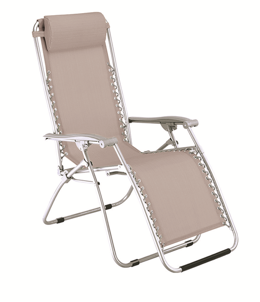 GFC POLTRONA RELAX VIRTUS BEIGE HU-100W CM.90-165X65X113H TUBO DM.25