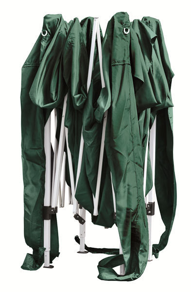 GFC GAZEBO FOLDY 3X3MT VERDE JU-013 RICHIUDIBILE 3X3X2,60H. TUBO 25X25 MM.