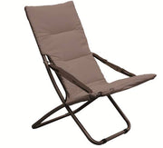 GFC SEDIA RELAX IMBOTTITA TORTORA HU-064 CM.60X47X92H TUBO DM.25