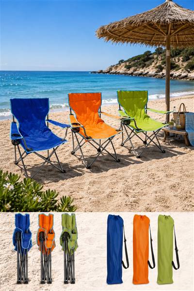 GFC SEDIA PIEGHEVOLE UMBRELLA ASS. FU042 CM.52X52X80H. TUBO.15