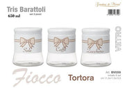 GIARDINI TRIS BARATTOLI 650ML FIOCCO TOR TORA
