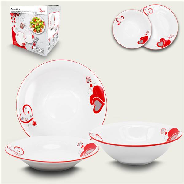 ARCA SERVIZIO PIATTI DOLCE VITA 13PZ 