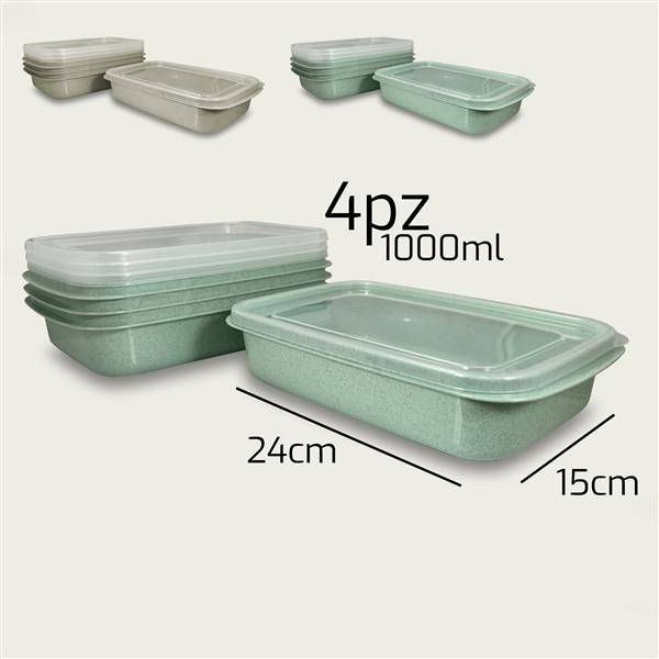 ARCA CONTENITORI 4PZ SCOMPARTO IN PLASTICA