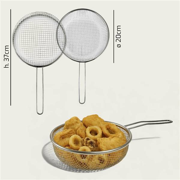 ARCA CESTELLO FRITTURA 20CM H.37CM 