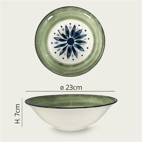 ARCA INSALATIERA PETALIA GREEN CM.23 