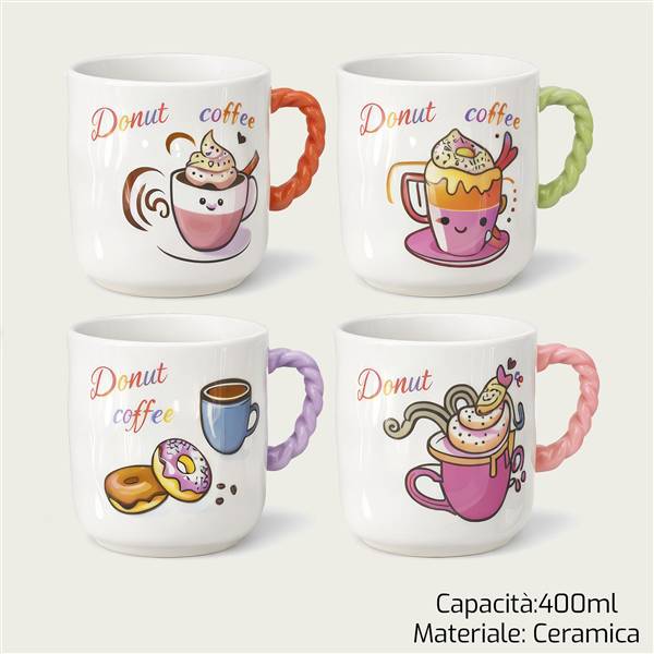 ARCA TAZZA MUG 40CL ASS. 