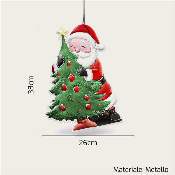 ARCA PARETE BABBO NATALE 26X38 