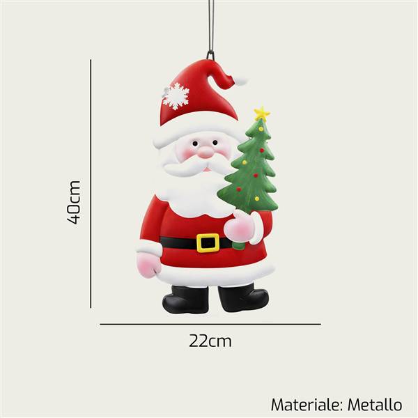 ARCA PARETE BABBO NATALE 22X40CM 