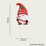 ARCA GNOMO BABBO NATALE LATTA 23X55CM 