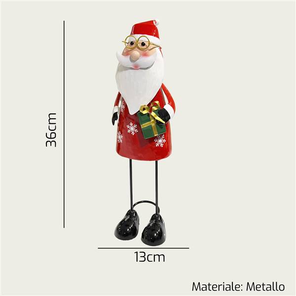 ARCA BABBO NATALE LATTA 13X36CM 