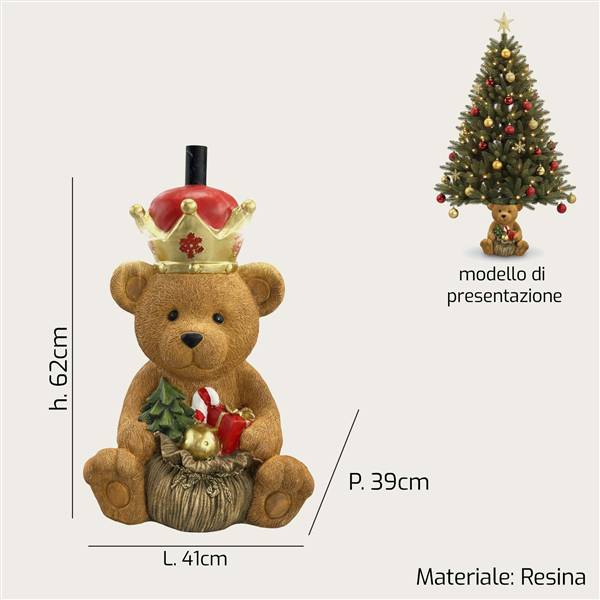 ARCA BASE ALBERO H.62 ORSO 