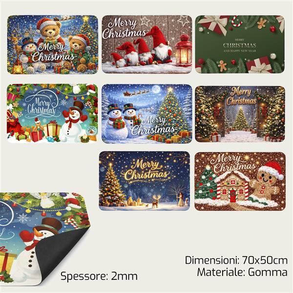 ARCA TAPPETO NATALE 70X45CM 