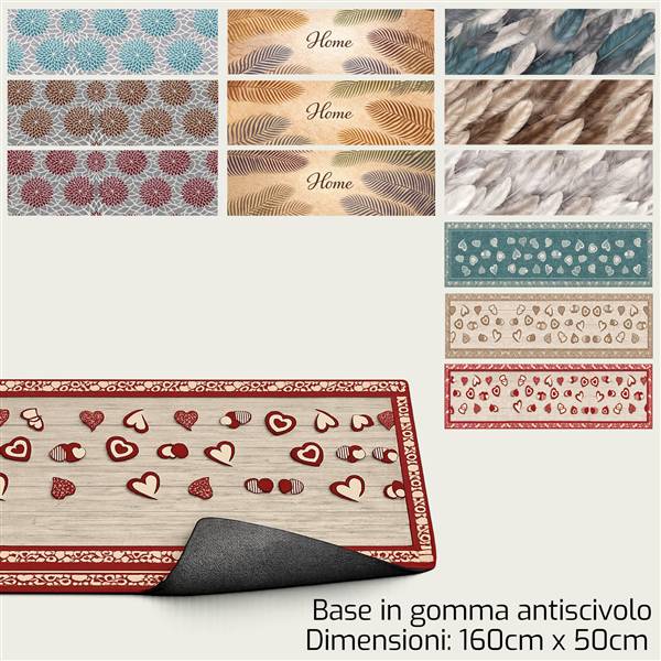 ARCA TAPPETO ANTISCIVOLO CM.160X50 ASS. 