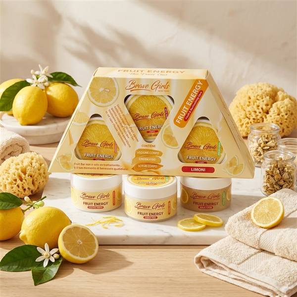 BRAVE SKINCARE KIT 3PZ LIMONI 