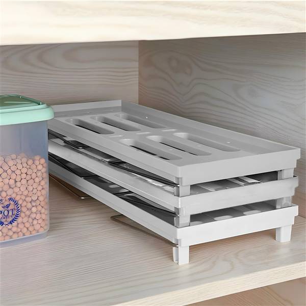 AVILIA SET 3 SCAFFALI 30X20X15,3 CM BIAN RICHIUDIBILI BIANCO