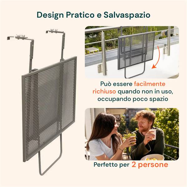 AVILIA TAVOLO PIEGHEVOLE DA BALCONE 