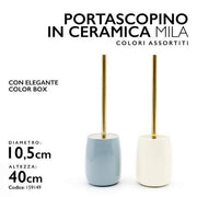 MMZ PORTASCOPINO MILA D.10,5XH.40 COL.AS IN CERAMICA