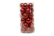 PARTENOPE SFERE 30PZ 7CM ROSSO ASS. 