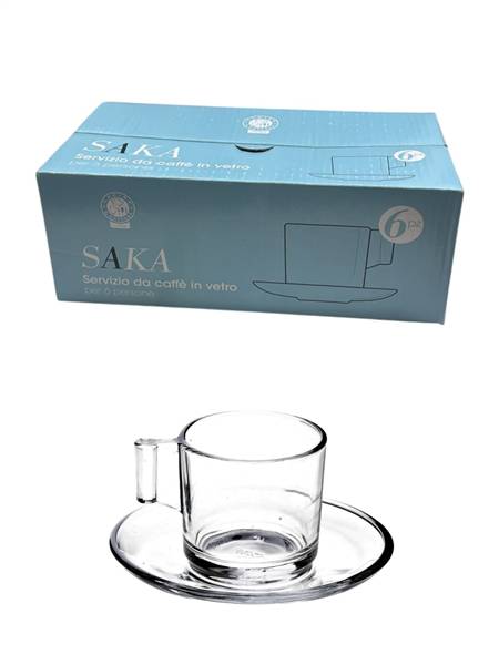 STAR SERVIZIO CAFFE VETRO SAKA 6PZ 
