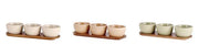 STAR CIOTOLA 3PZ CERAMICA VASSOIO BAMBOO SET APERITIVO