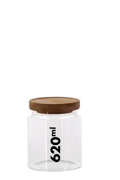 STAR BARATTOLO VETRO BOROS + COP 10XH12 BOROSILICATO