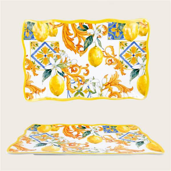 ARCA VASSOIO RETTAN LEMON 36X23 MELAM 