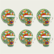 ARCA TAZZINE CAFFE 6PZ C/PIATTO TENER 