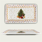 ARCA VASSOIO CHRISTMAS GOLD 27X16CM XMAS NATALE