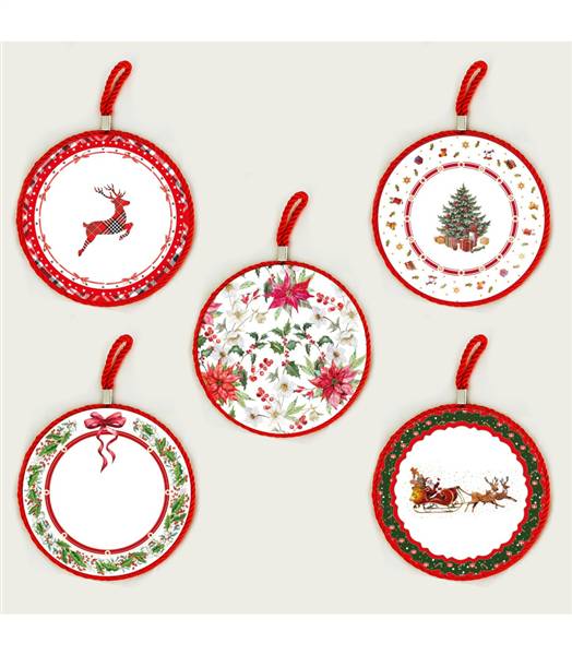 ARCA QUADRETTO TONDO NATALE CM.20 