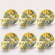 ARCA TAZZINE 6PZ C/PIATTO LEMON 
