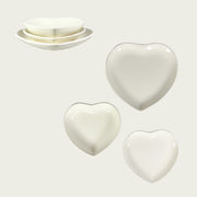 ARCA PIATTO DESSERT CM.20 CUORE CREMA
