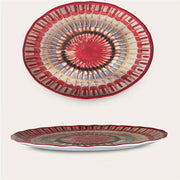 ARCA VASSOIO OVALE 40X30 RAGGIO ROSSO MELAMINA