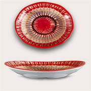 ARCA VASSOIO OVALE 36X28X5 RAGGIO ROSSO MELAMINA