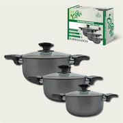 ARCA CASSERUOLE 3PZ 16/20/24 ROCKCHEF ROCK CHEF