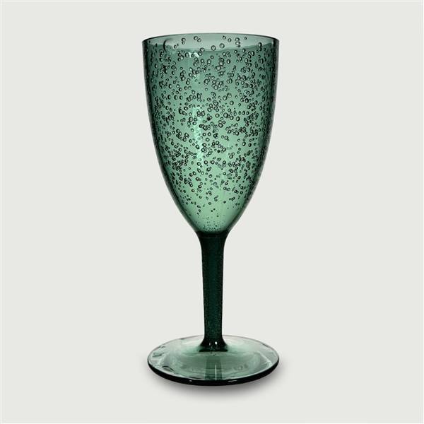 ARCA CALICE VERDE BUBBLES 8.5-H19.6CM 