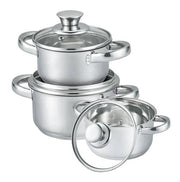 HOME BAVARIA SET PENTOLE INOX 22/24/26 