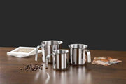 HOME BAVARIA BOLLILATTE SET 3 PEZZI INOX 9/11/13CM INOX 18/10