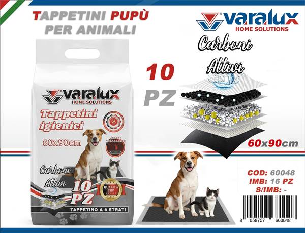 VARALUX TAPPETINI ANIMALI 60X90 10PZ CAR 