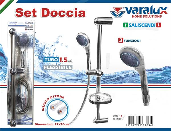 VARALUX SALISCENDI CON FLESSIBILE 1,5MT 