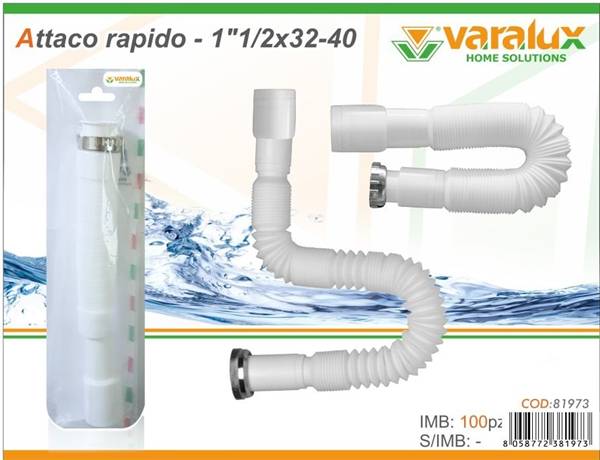 VARALUX ATTACCO RAPIDO DA 1"1/2X32-40 