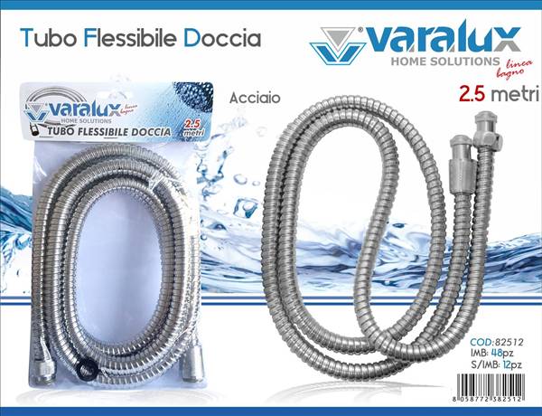 VARALUX TUBO FLESSIBILE DOCCIA 2,5MT 