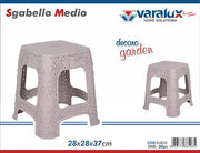 VARALUX SGABELLO PICCOLO RICAMO ROSA 