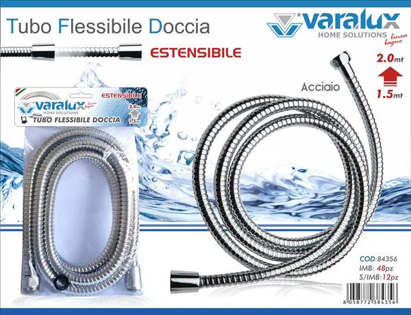 VARALUX TUBO FLESSIBILE DOCCIA ESTENSIBI 