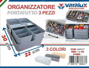 VARALUX ORGANIZZATORE PORTATUTTO 3PZ 