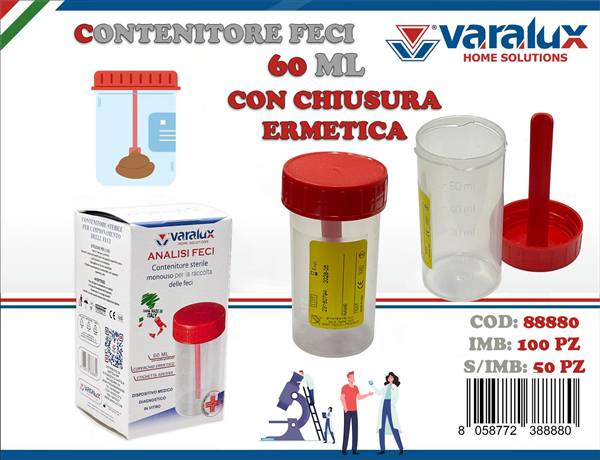 VARALUX CONTENITORE FECI 60ML 
