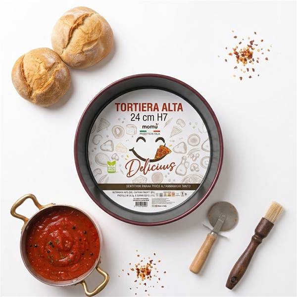 MM TORTIERA ALTA DELICIUOS CM.24 H7 